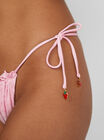 Ibiza strawberry tassle string side bikini briefs