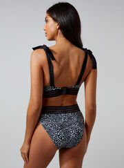Baros leopard high-waisted bikini briefs