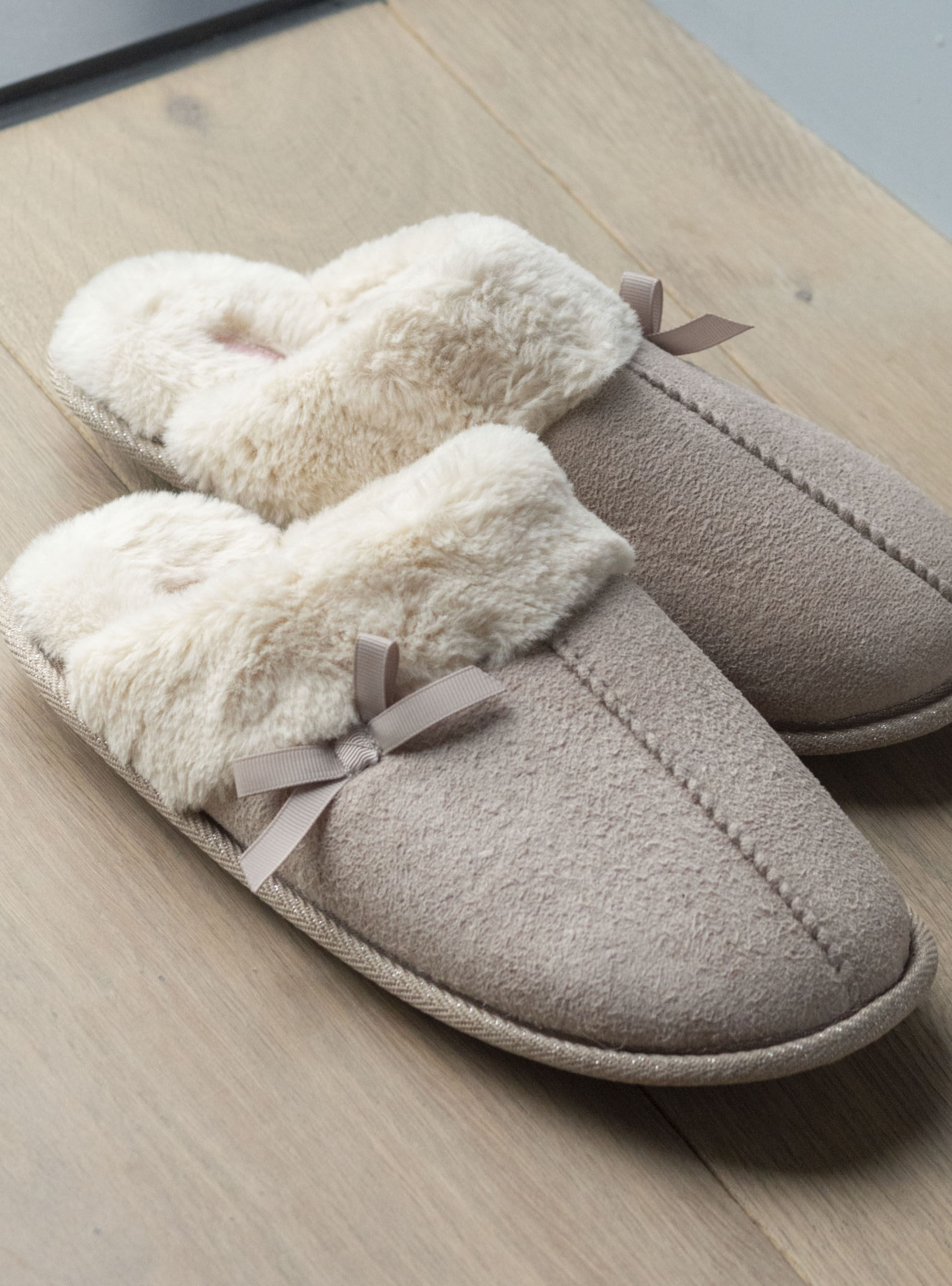 boux avenue fluffy slider slippers