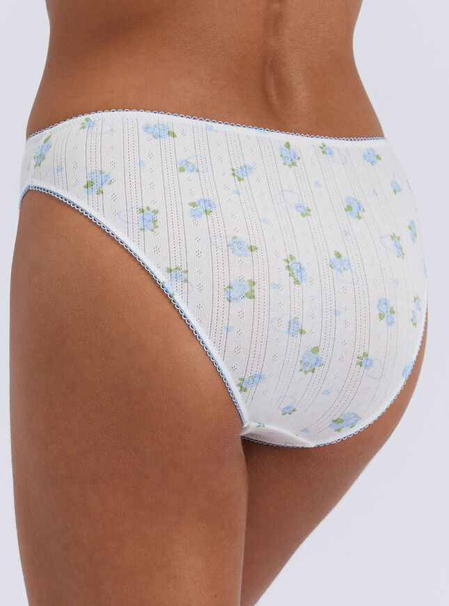 Rosie floral heart briefs
