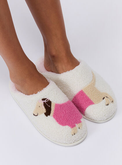 Dog borg mule slippers