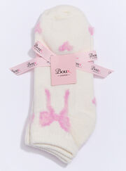 2 pack bow trainer socks