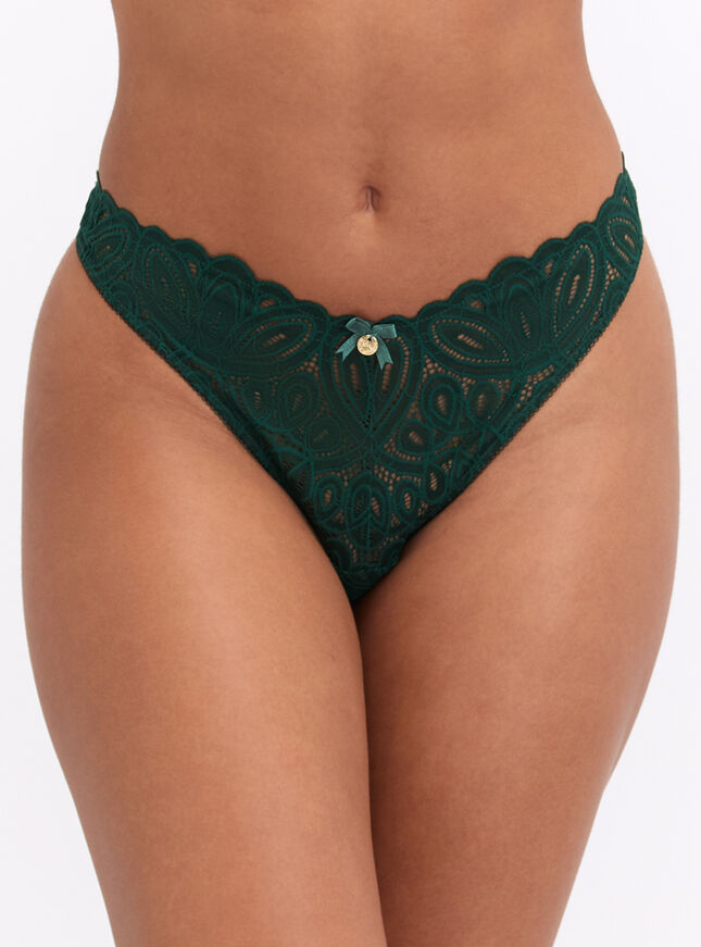 Carmel lace thong