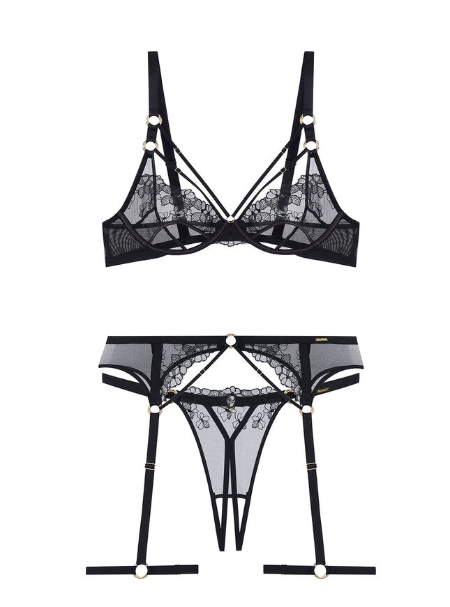 Bouxtique Filippa plunge bra | Black | Boux Avenue UK