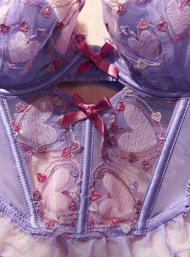 Lylah longline bra | Lavender Mix | Boux Avenue USA