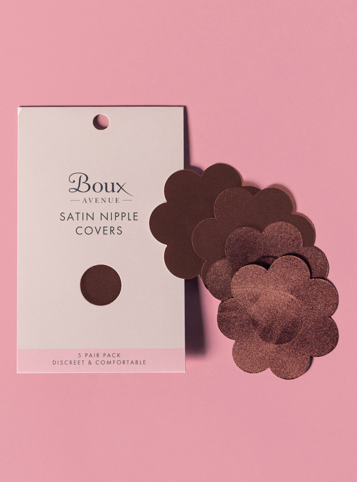 Boux Avenue Satin nipple covers - 04 Deep - OS