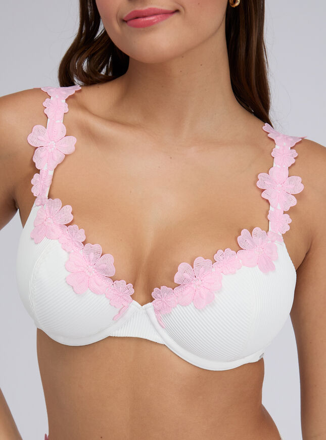 Sardinia plunge bikini top
