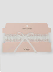 Bridal lace garter