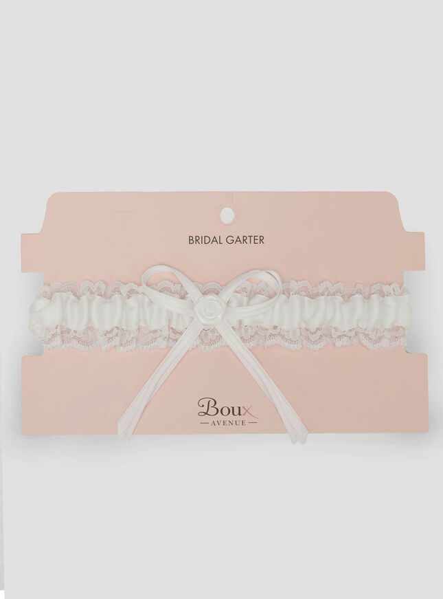 Bridal lace garter