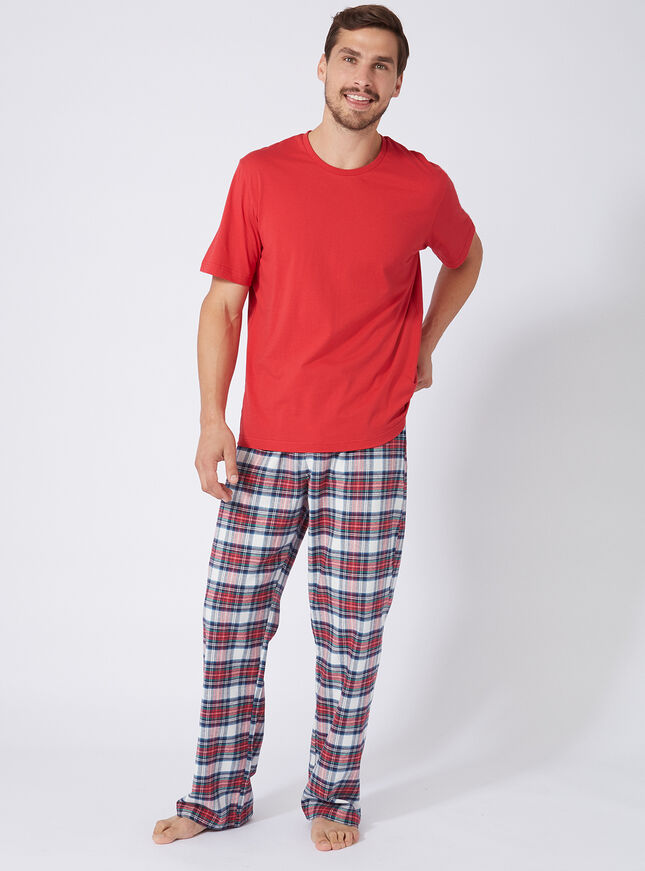 Mens Tartan Pyjama Set | Boux Avenue