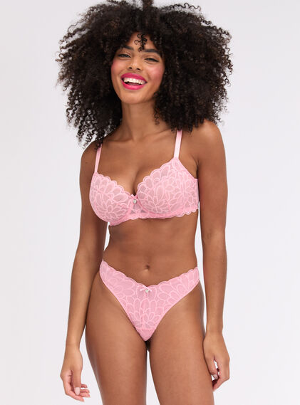 Eden lace balconette lingerie set