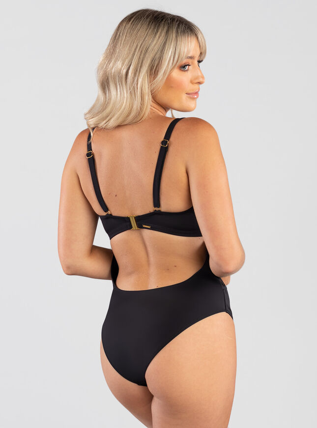 Morella cup size wrap swimsuit