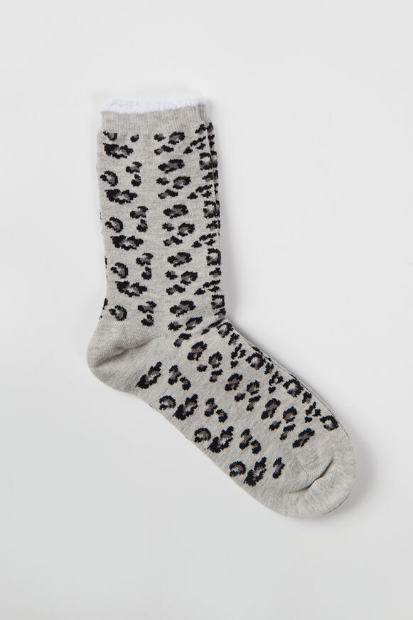 3 Pack leopard ankle socks