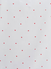 Heart satin short pyjama set