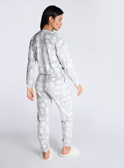 Polar bear velour pyjama set