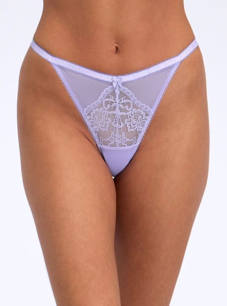Gracie lace thong