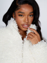 Chunky borg jacket