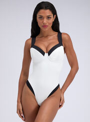 Rivoli monochrome swimsuit
