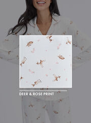 Deer modal long pyjama set