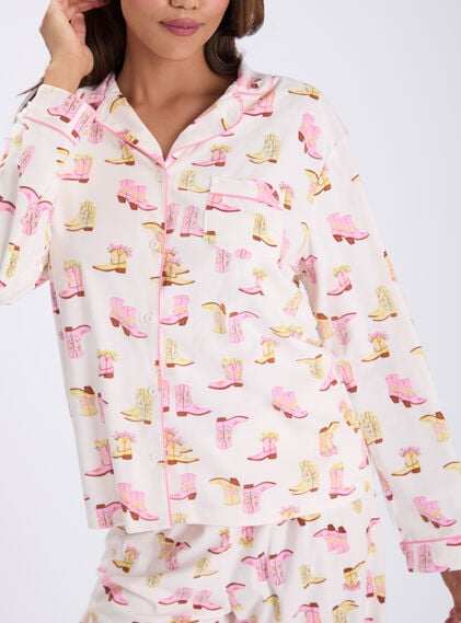 Cowgirl dreams fleece pyjamas in a bag