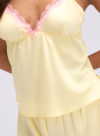 Kaya satin short cami set