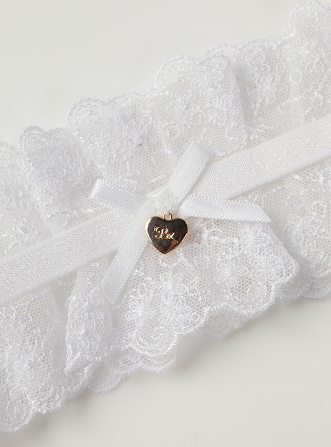 Bridal lace garter