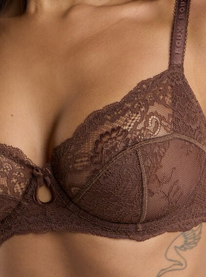 Gracey sheer balconette bra