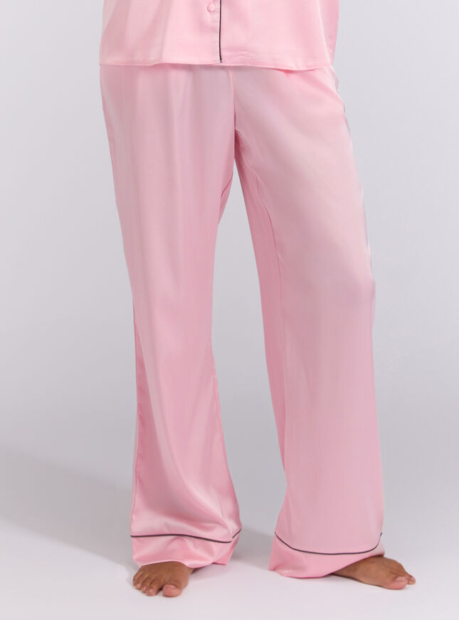 Luxe satin pyjama trousers