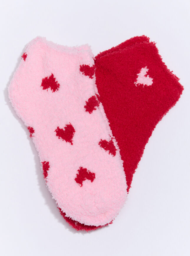 2 pack heart trainer socks