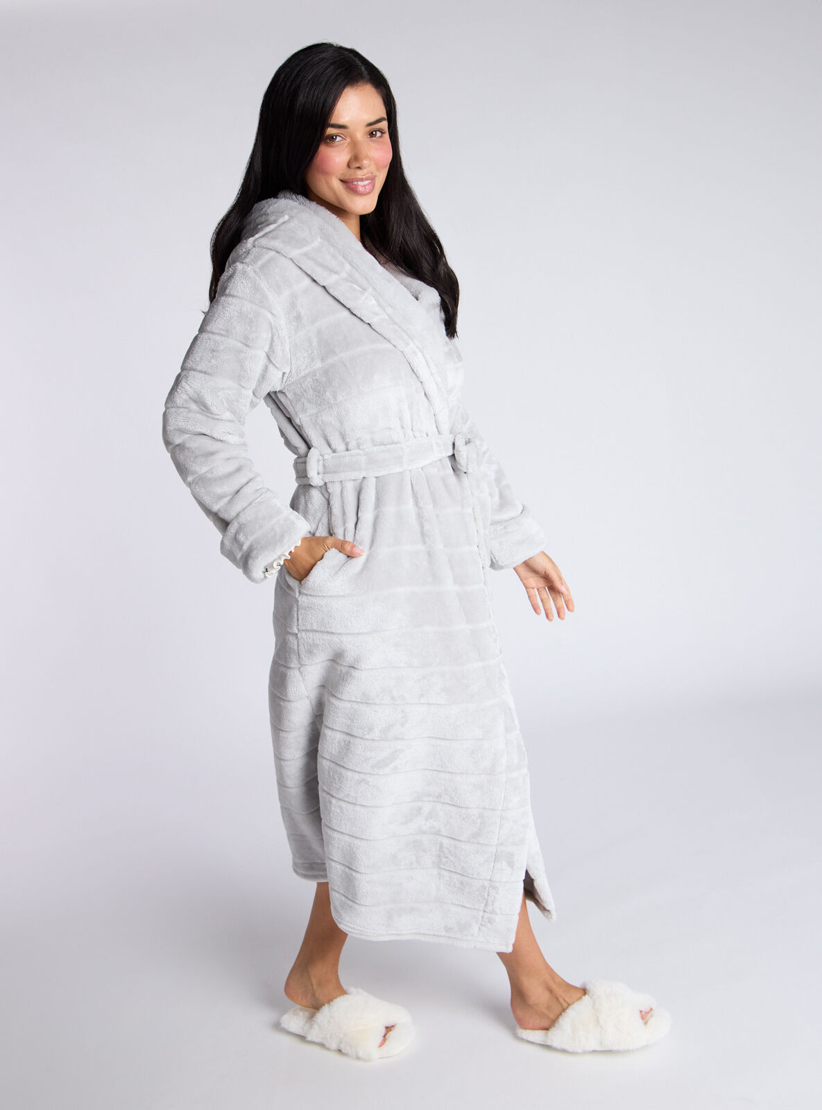 sachin and babi light blue dress Grey Dressing Gowns main image 0