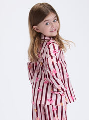 Kids' popcorn club fleece pyjamas in a bag