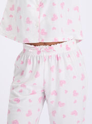 Love clouds fleece pyjamas in a bag