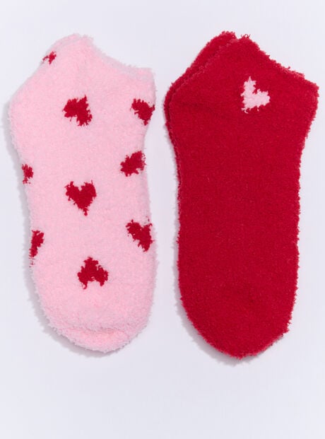 2 pack heart trainer socks