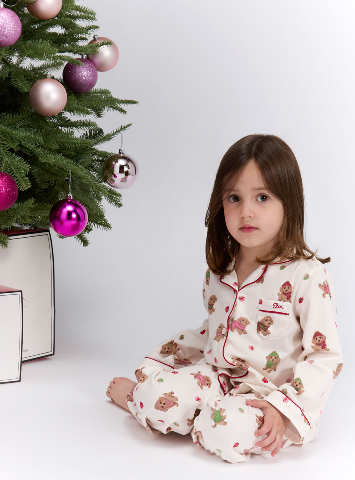 Kids' Cockapoo pyjamas in a bag | Cream | Boux Avenue UK