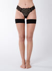 Black plain top hold ups