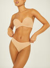 Strapless microfibre multiway bra