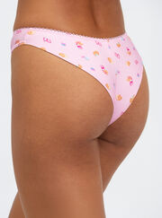 Freya breakfast print brazilian knickers