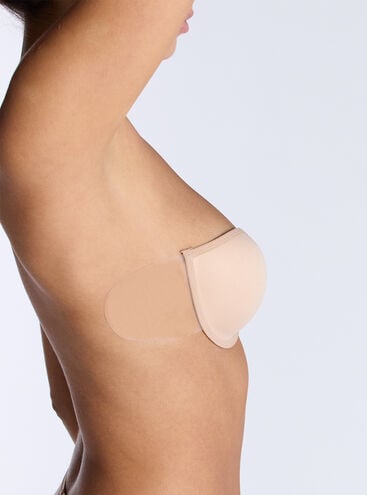 stick on bra for backless dress Sticky Bra, Backless Strapless Bra Push Up, Adhesive Invisible Lift Up Bras 2 Pairs Skin Color at Amazon Women's Clothing store