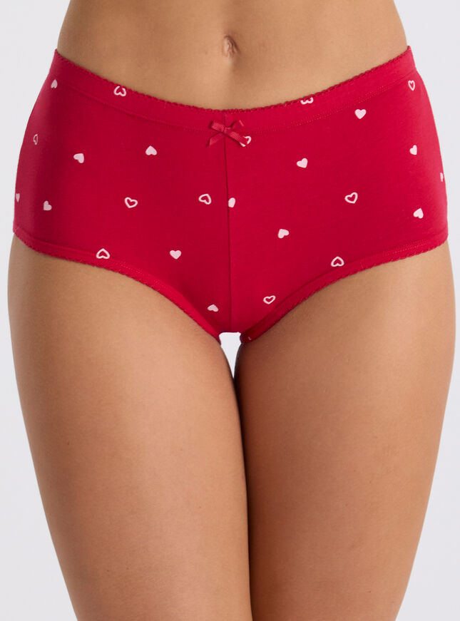 Tilly heart cotton shorts