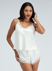 Amelia matte satin cami set
