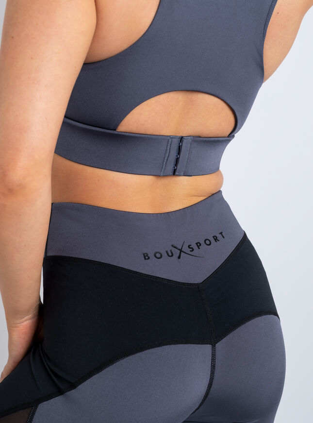 Boux Sport high shine panelled leggings