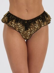 Odetta satin flutter brazilian knickers