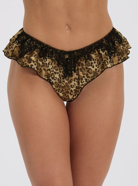 Odetta satin flutter brazilian knickers