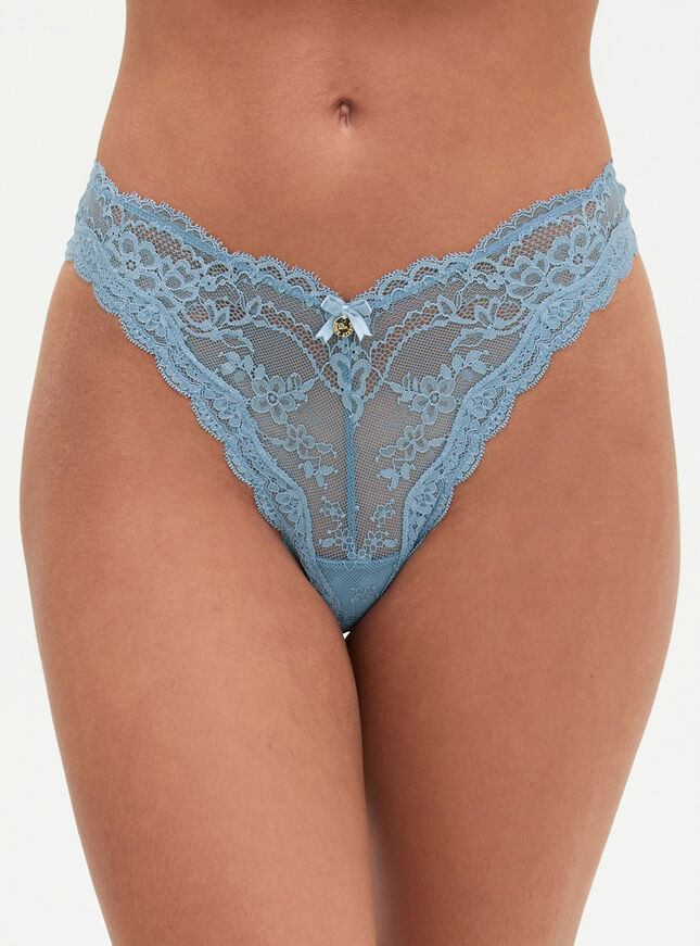 Carlotta lace thong
