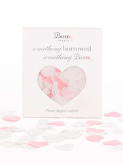 Heart shaped confetti