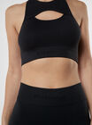 Ribbed seamless cycling shorts