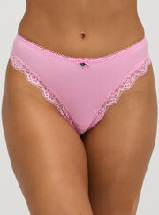 Mimi high leg scrunch thong
