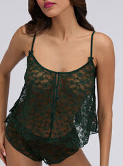 Veronique lace short pyjama set