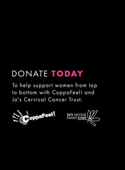 Charity Donation to CoppaFeel and Jo's Cervical Cancer Trust