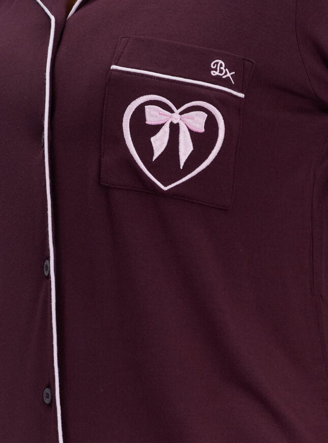 Piping modal long pyjama set